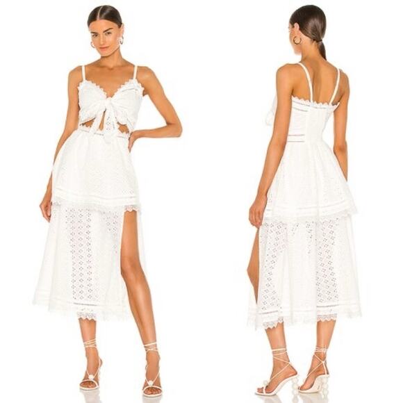 V. Chapman Panna Cotta Maxi Dress in White - Picture 1 of 7